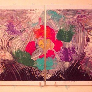 Abstract Expression in Acrylic THE BRIGHT SIDE